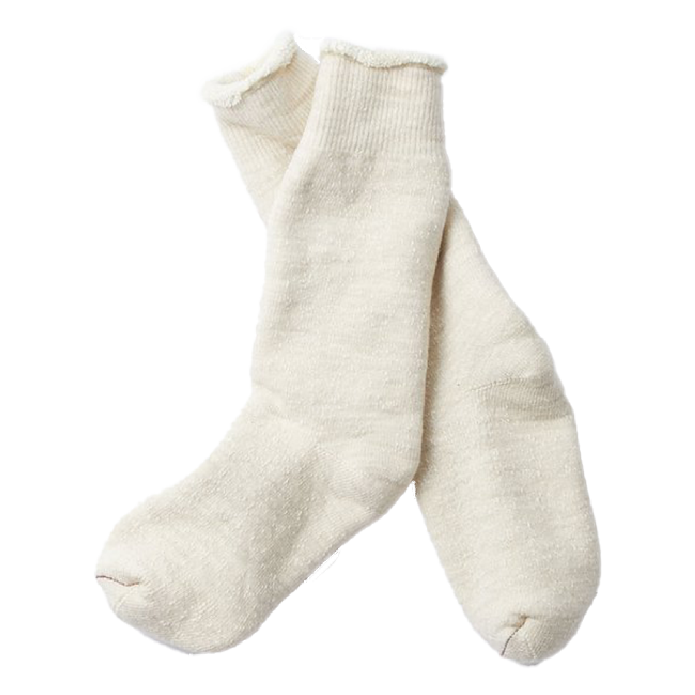 Rototo Double Face Socks Wool/Cotton Oatmeal
