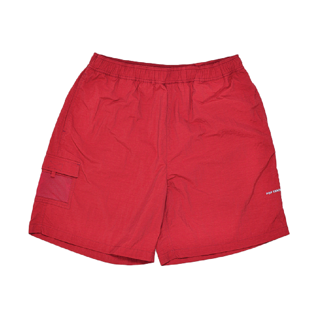 Pop Trading Company Painter Shorts - Red1