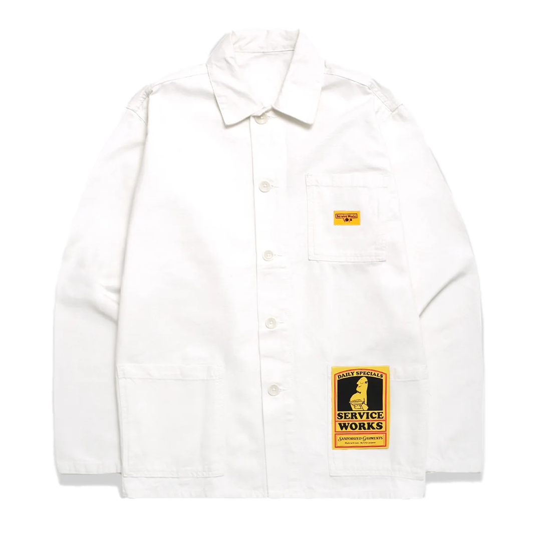 Service Works Coverall Jacket - Off White1