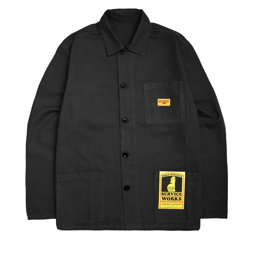 Service Works Coverall Jacket - Black1